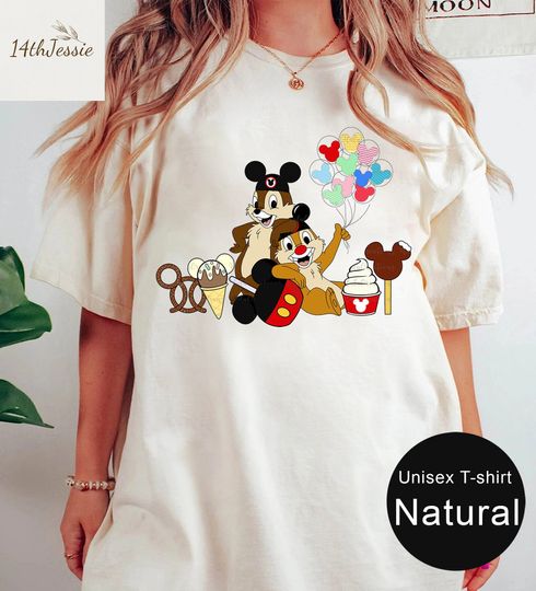 Disney Chip And Dale Snacks Shirt, Best Day Ever Shirt, Disney Ice Cream Shirt