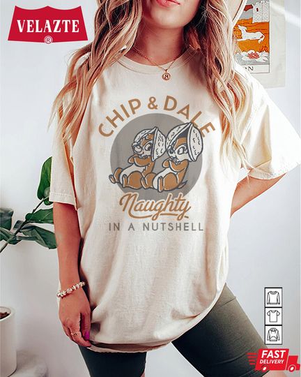 Vintage Chip And Dale  Shirt, Disneyworld Shirt, Disneyland Shirt, Retro Disney Shirt