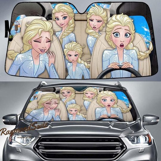 Disney Princess Elsa Sunshade, Elsa Car Sun ShadeDisney Princess Sunshade