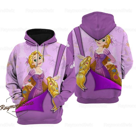 Rapunzel Hoodie, Tangled Movie Hoodie, Princess Rapunzel Hoodie, Disney Princess Hoodie