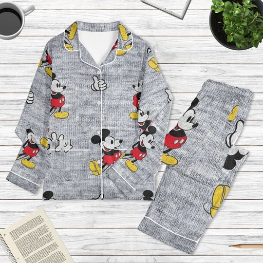 Cute Mickey Pajamas Set, Disney Mickey Pajamas, Mickey Pajamas