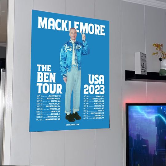 Macklemore The Ben Tour Dates 2023 Poster
