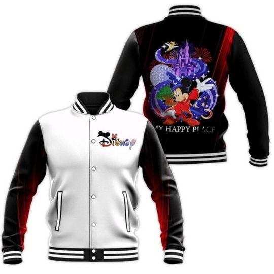 Wizard Mickey Disney Baseball Jacket