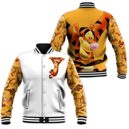Winnie The Pooh Tigger Disney Baseball Jacket
