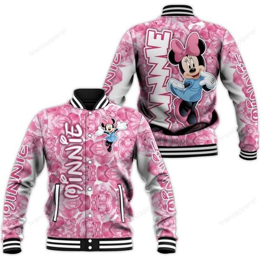 Minnie Mouse Disney Baseball Jacket