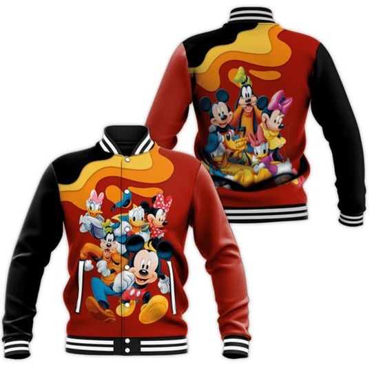 Mickey And Friends Disney Baseball Jacket