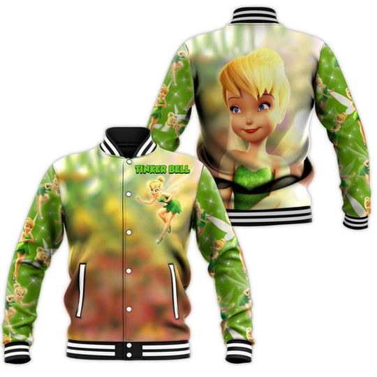 Tinker Bell Disney Baseball Jacket