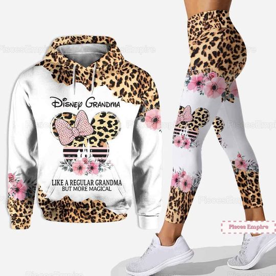 Minnie Mouse Hoodies, Minnie Mouse Leggings, Disney Minnie Women Hoodie, Disney Minnie Yoga Leggings