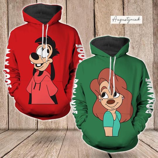 Max And Roxanne Couple Hoodie, Gift For Couples, Disney Couple Hoodie