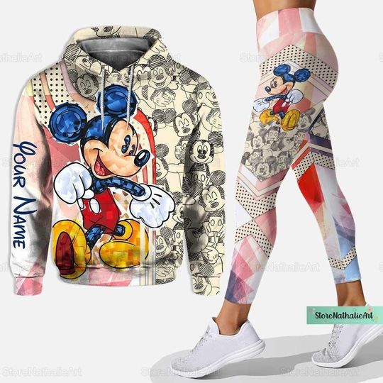 Mickey Disney Hoodies, Mickey Disney Leggings, Mickey Mouse 3D Hoodie