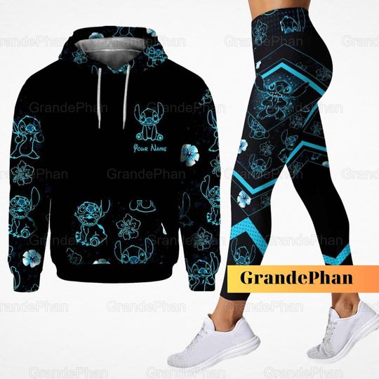 Stitch Ohana Means Family Hoodie Leggings, Disneyland Trip Shirt