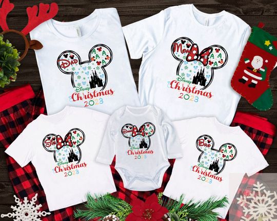 Disney Family Christmas 2024 Shirt, Mickey Christmas 2024 Shirt, Funny Family Christmas, Christmas Holiday shirt