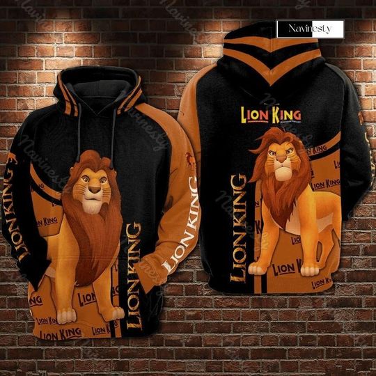 Lion King Hoodie, Simba Unisex Hoodie, Disney Character Simba Hoodie