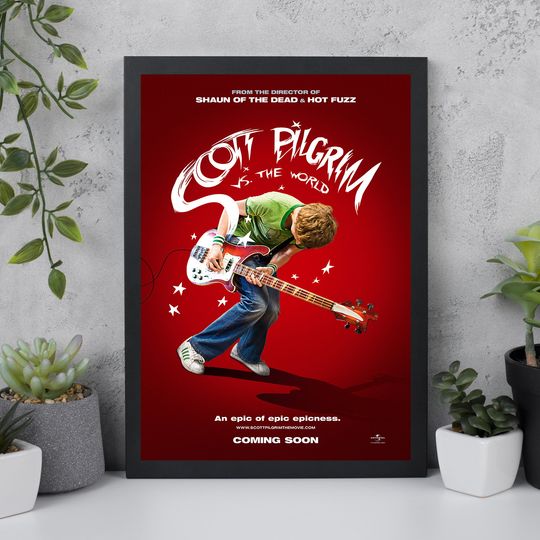 Scott Pilgrim Vs. The World Movie Poster, Room Decor
