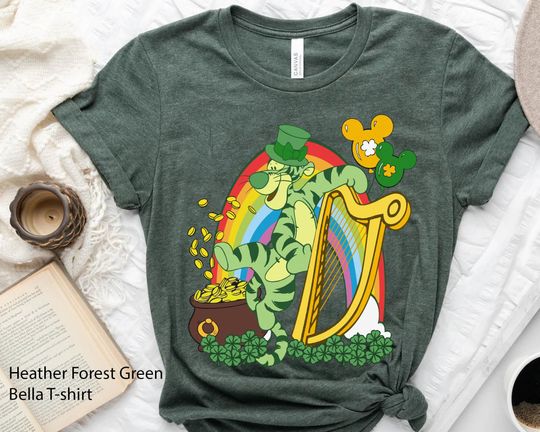 Winnie The Pooh Tigger St Patrick's Day Disney Shirt, St Patrick's Day Shirt, Lucky Shirt