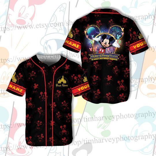 Custom disneyland Baseball Jersey Ddisney Vacation Matching Jersey