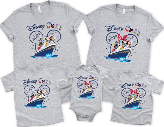 Disney Cruise Shirt, Kids Disney Cruise Shirt, Minnie & Mickey Matching Family Disney Cruise