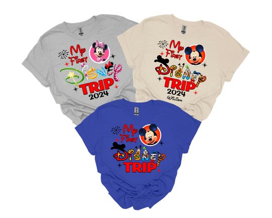 My First Disney Trip shirt, My First Disneyworld Trip 2024, First Disneyworld Trip shirt