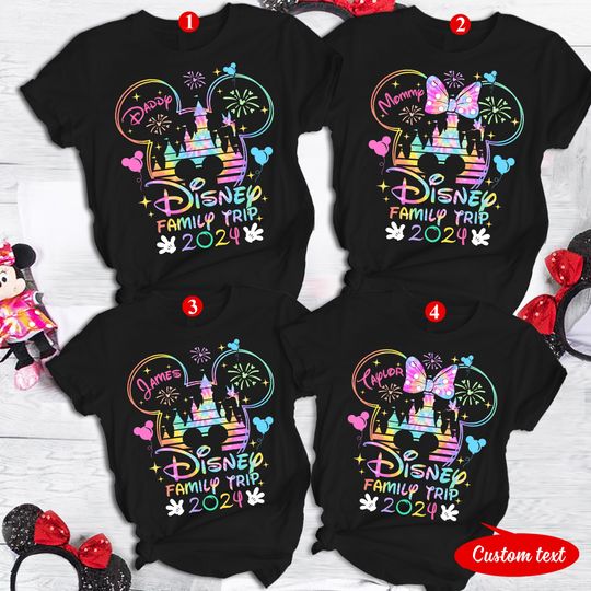 Custom Disneyy Family Trip Shirt, Disneyy Minnie Mickey Shirt