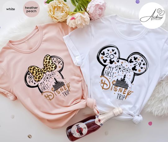 My First Disney Trip 2024 Shirt, Disneyworld Shirt, Disney Family Matching