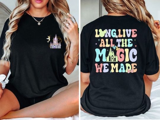 Discover Long Live All The Magic We Made Shirt, Disney Castle Shirt, Disney 1971 Shirt