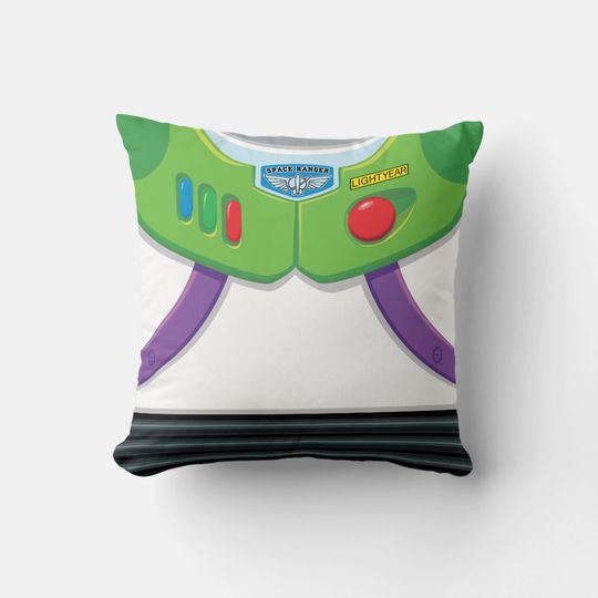 Toy Story Buzz Lightyear's Space Ranger Suit Disney Throw Pillow, Disney Fan Gift, Disney Decor
