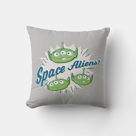 Toy Story Space Aliens Disney Throw Pillow, Disney Fan Gift, Disney Decor