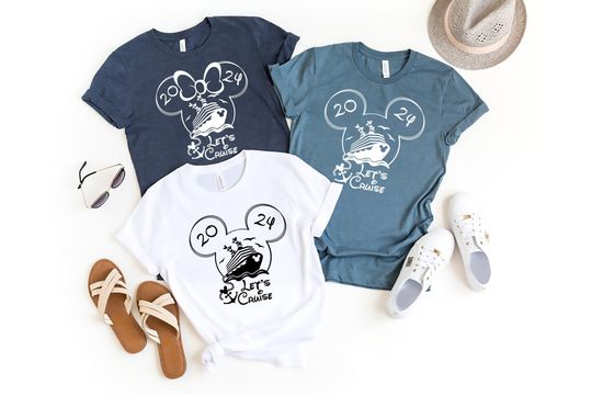 2024 Disney Cruise Shirts, Family Cruise T-shirts, Minnie & Mickey Shirt