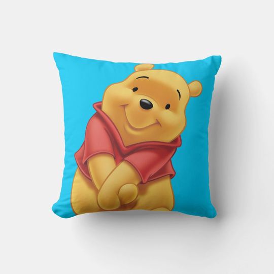 Winnie the Pooh Disney Throw Pillow, Disney Fan Gift, Disney Decor