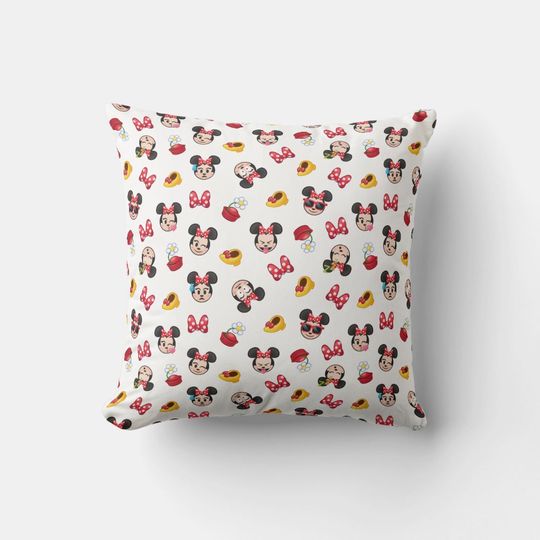 Minnie Mouse Disney Throw Pillow, Disney Fan Gift, Disney Decor