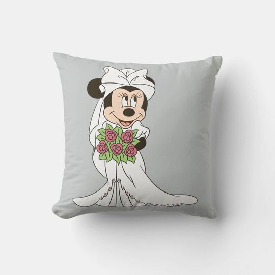 Minnie Mouse Disney Throw Pillow, Disney Fan Gift, Disney Decor