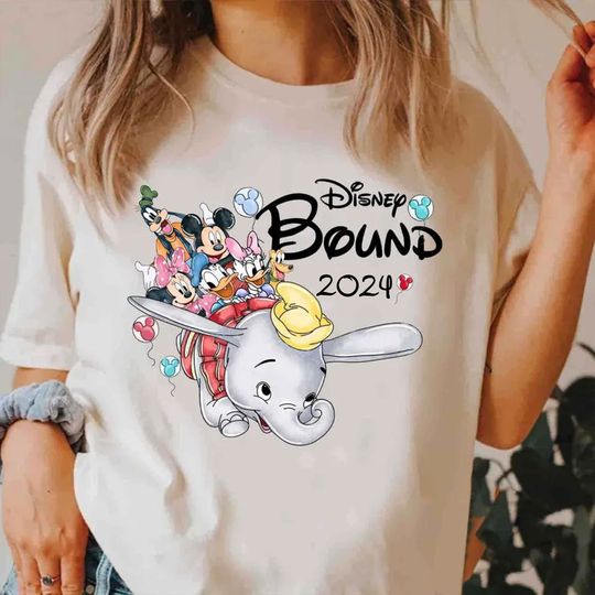 Discover Disney bound 2024 shirt, Mickey & friends shirts
