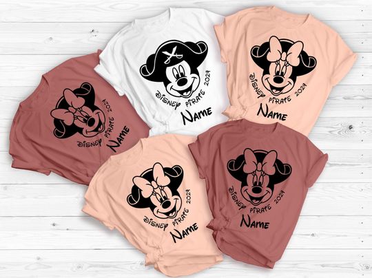 Disney Pirate 2024 Shirt, Disneyland Shirts, Disney Family Cruise Vacation Shirts