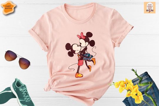 Disney Minnie and Mickey Love Shirt, Disney Valentines Shirt