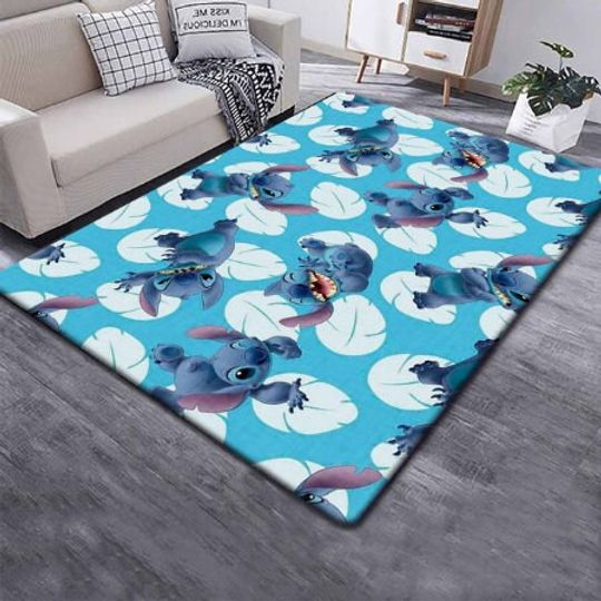 Disney's Lilo And Stitch Rug, Stitch Scream Newyear Rug, Disney's Lilo And Stitch