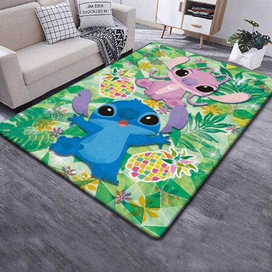 Disney's Lilo And Stitch Rug, Stitch Scream Newyear Rug