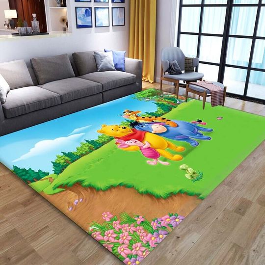 Disney's Winnie The Pooh Rug, Kids Rug,Kids Room,Modern Rug