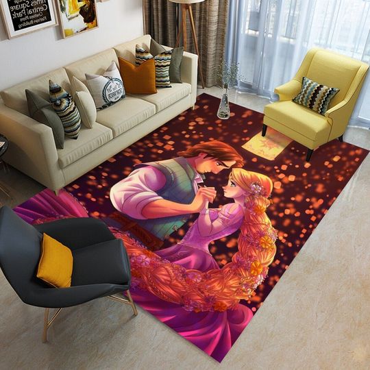 Rapunzel Princess Disney Rug, Disney Fan Decor