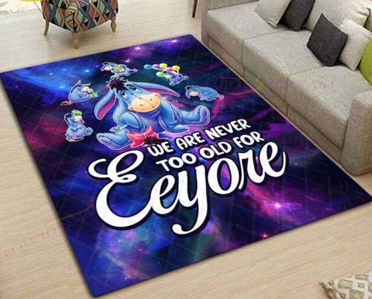 Winnie The Pooh Eeyore Disney Rug, Disney Fan Decor