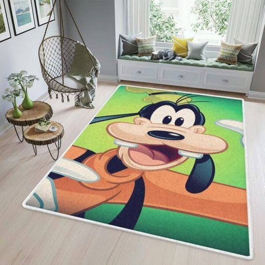 Goofy Disney Rug, Disney Fan Decor