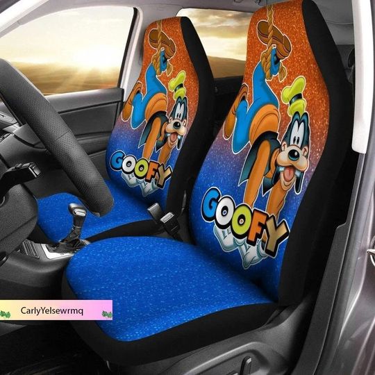 Funny Goofy Car Seat Cover, Car Seat Protection, Disney Fan Gifts
