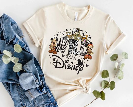 Wild About Disney Shirt, Disney Animal Kingdom T-Shirts, Cute Animal Kingdom Shirts, Disney Safari Tee