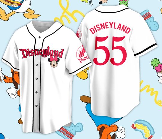 Disneyland Baseball Jersey, Disney Vacation Matching Shirt, Disney Game Day Shirt