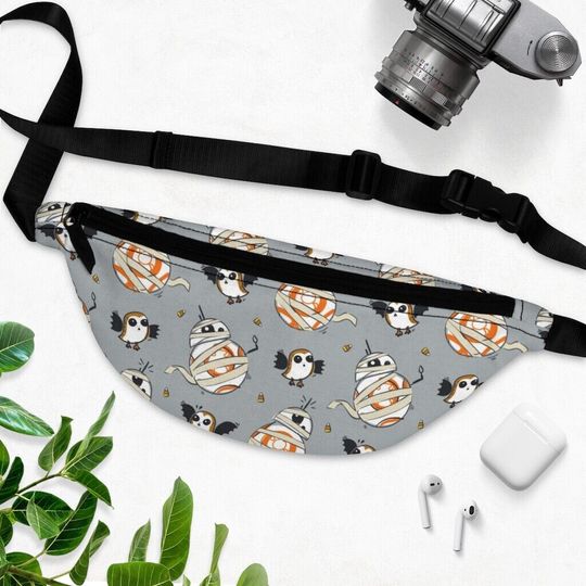 Star Wars Halloween Fanny Pack, Disney Bag, Porgs Fanny Pack, BB-8 Bag