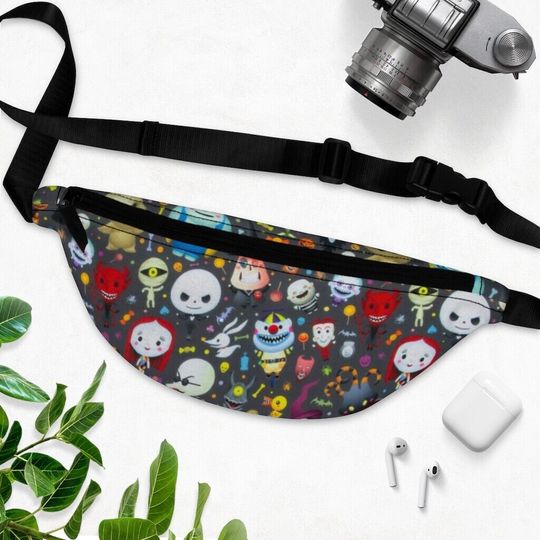 Nightmare Before Christmas Fanny Pack, Disney Fanny Pack, Jack Skellington Bag