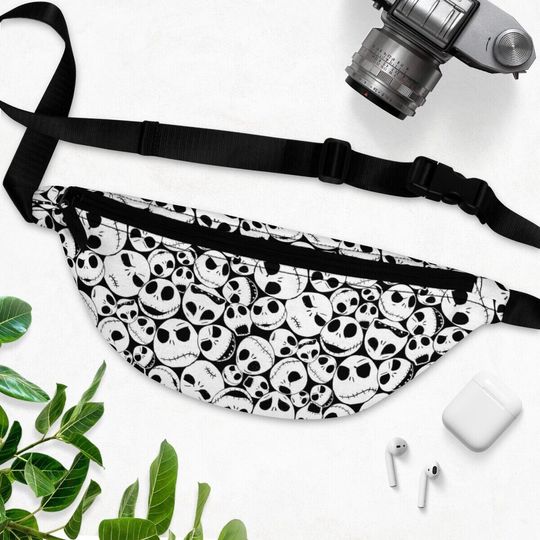 Jack Skellington Fanny Pack, Disney Halloween Bag, Nightmare Before Christmas