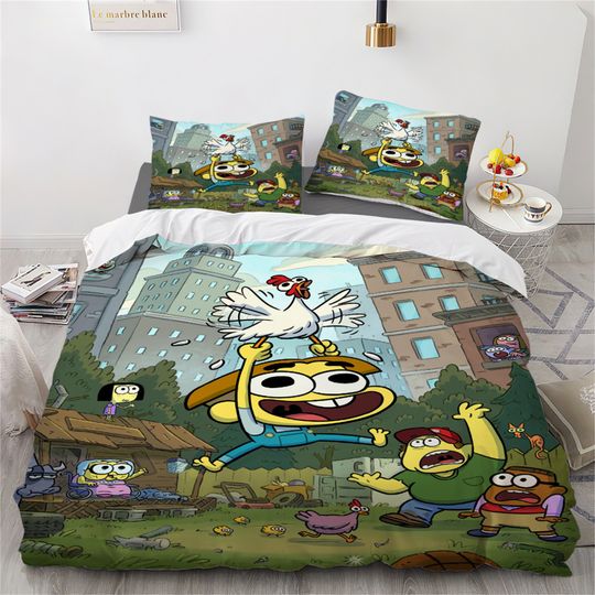 Discover Disney Big City Greens Three Piece Bedding Set