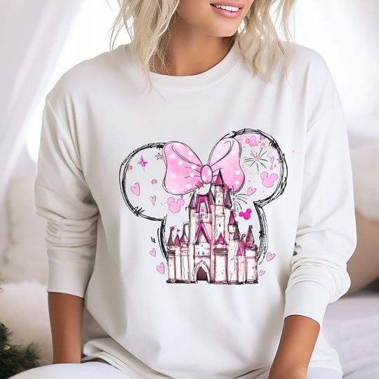 Minnie Valentine Shirt, Valentines Day Shirt, Disney Castle Shirt