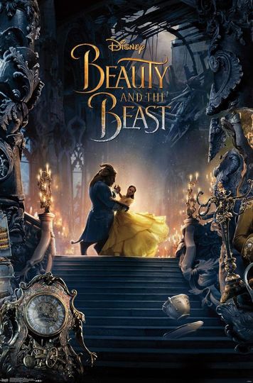 Disney Beauty And The Beast - Triptych 2 Wall Poster