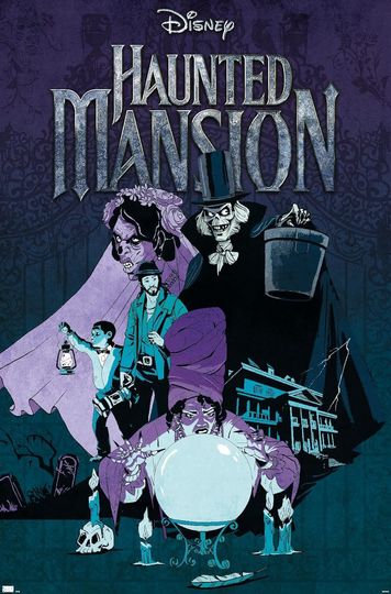 Disney Haunted Mansion - Group Wall Poster